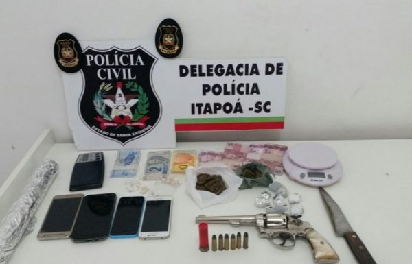 Operacao conjunta das policias de Itapoa e Joinville cumpre mandados de prisao por trafico 1