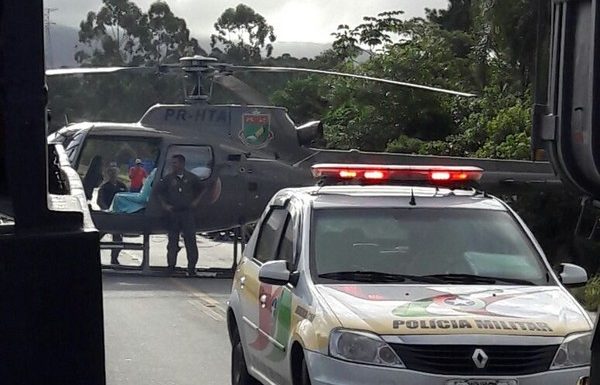 Caminhoneiro morre apos colisao frontal entre entre caminhoes na SC-416 17