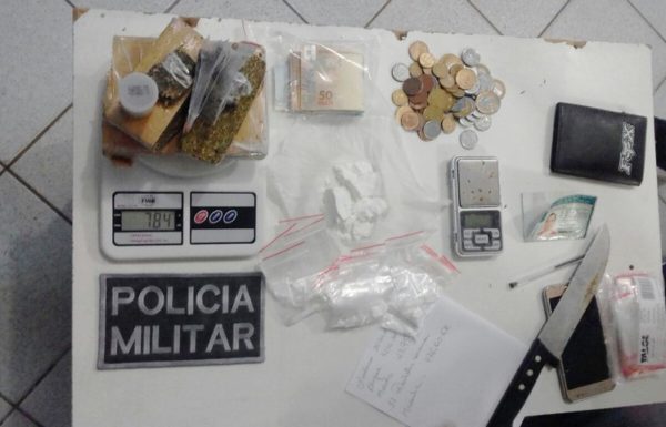 Homem preso pela PM de Itapoa apos monitoramento de ponto de trafico 3