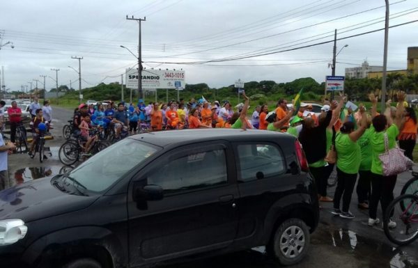 Unidades basicas de Itapoa celebram Dia Mundial da Saude como passeio ciclistico 05