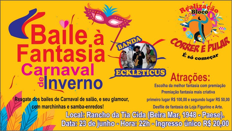 Baile à Fantasia Carnaval Inverno