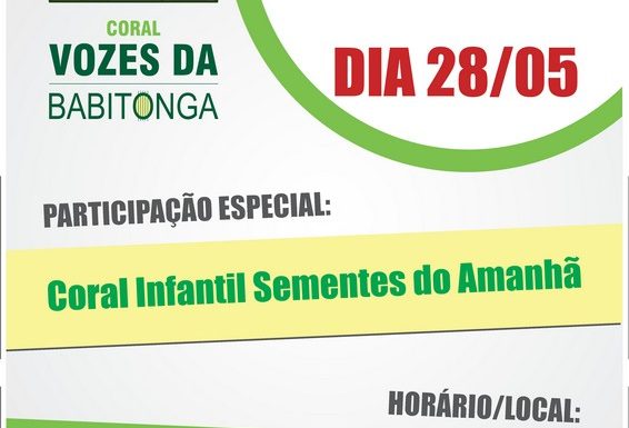 Concerto Duas Cirandas Corais Vozes da Babitonga e Sementes do Amanhã