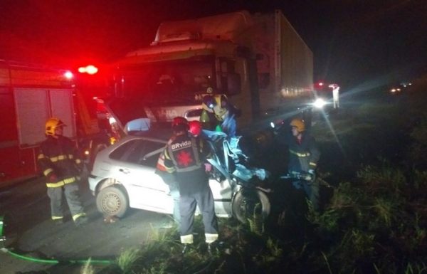 Grave acidente resulta em tres obitos na SC-416 4