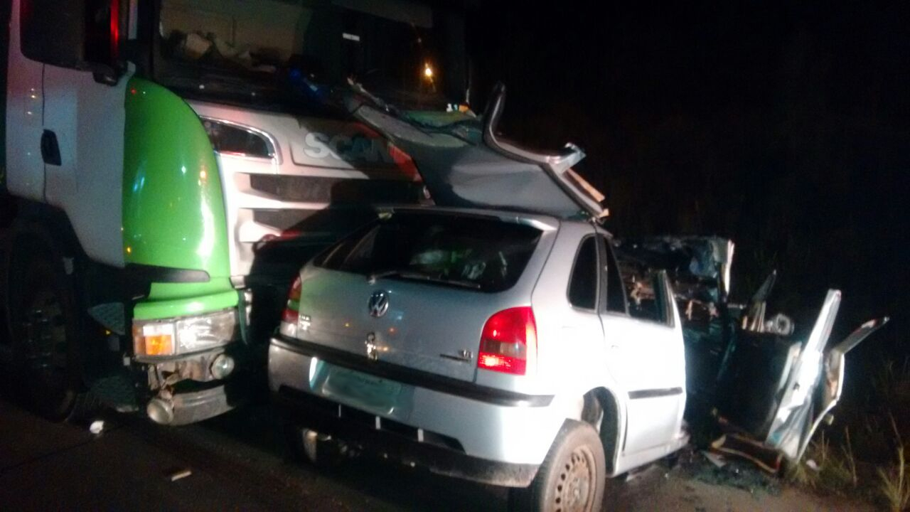 Grave acidente resulta em tres obitos na SC-416 5