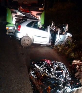 Grave acidente resulta em tres obitos na SC-416 6