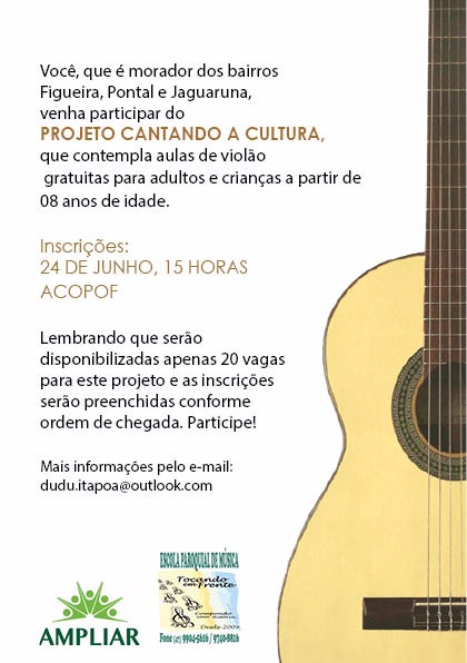 Projeto Cantando a Cultura