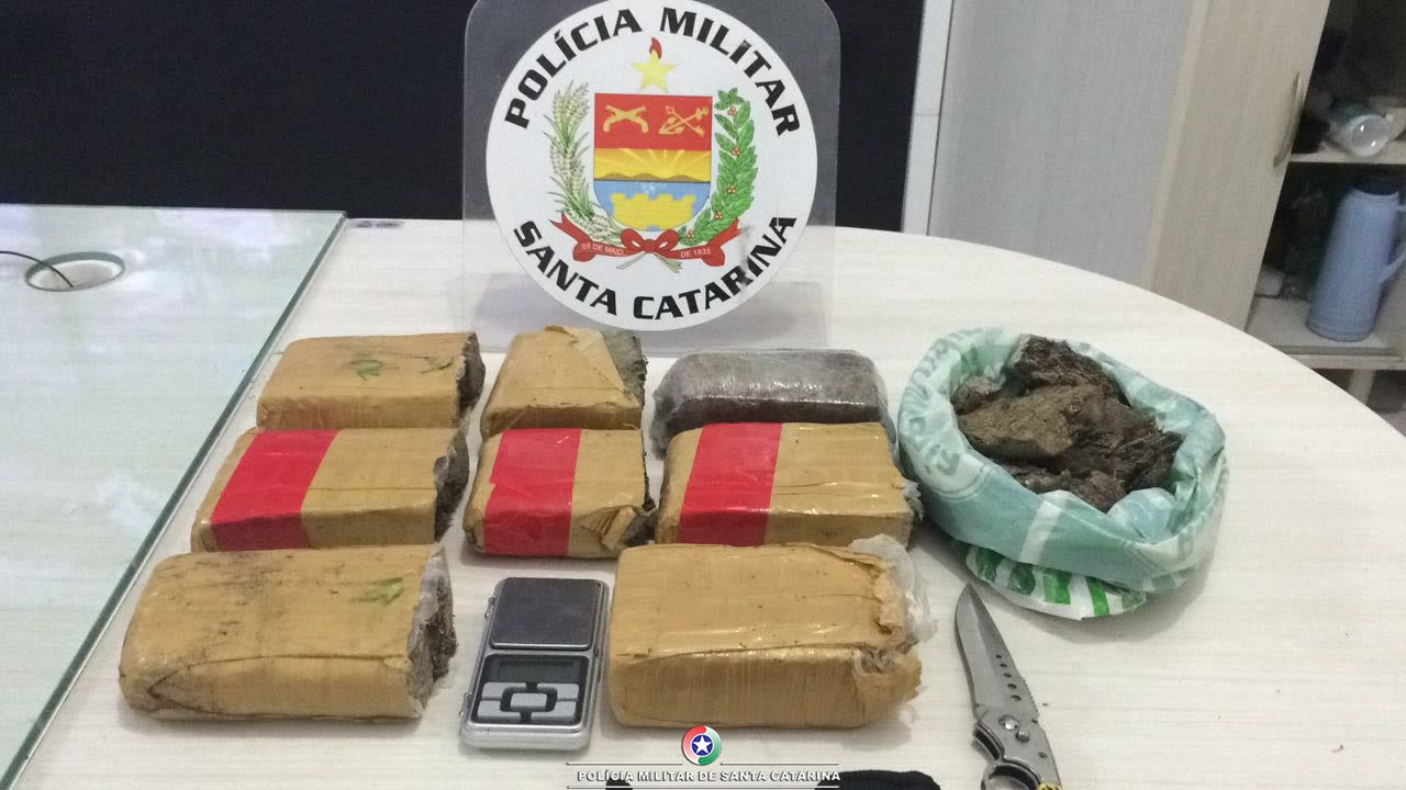 3,7 kg de maconha apreendida em Itapoa 1