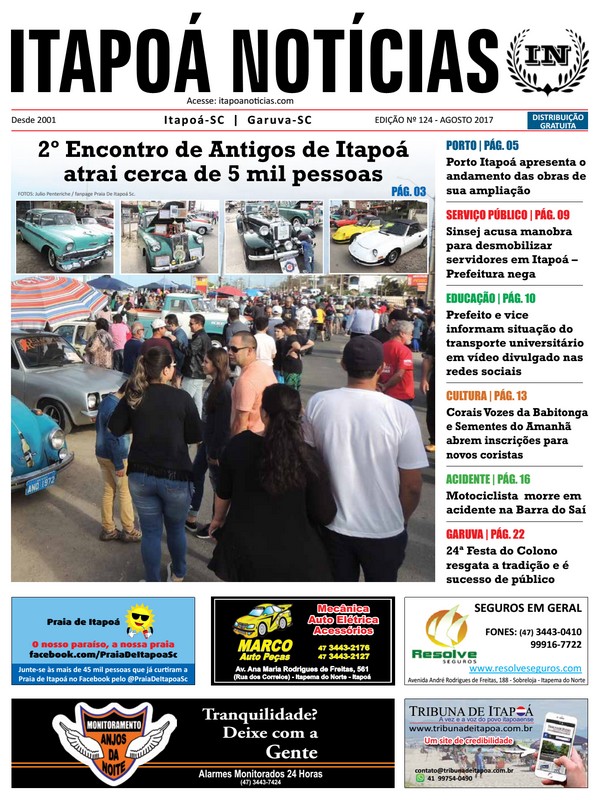 Itapoa Notícias edição 124 - Agosto de 2017