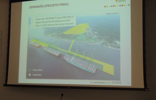 Porto Itapoa apresenta o andamento das obras de sua ampliacao 32