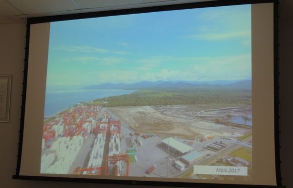 Porto Itapoa apresenta o andamento das obras de sua ampliacao 40