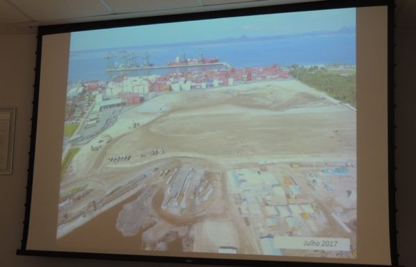 Porto Itapoa apresenta o andamento das obras de sua ampliacao 41