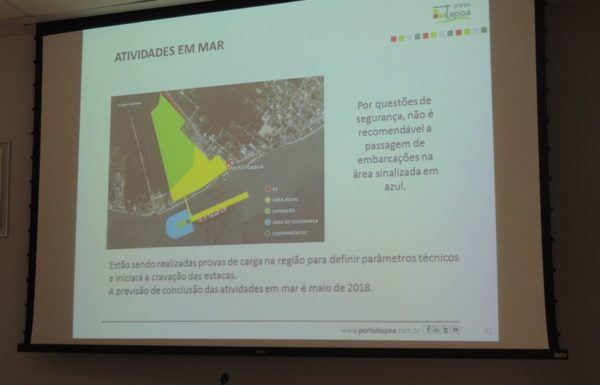 Porto Itapoa apresenta o andamento das obras de sua ampliacao 44