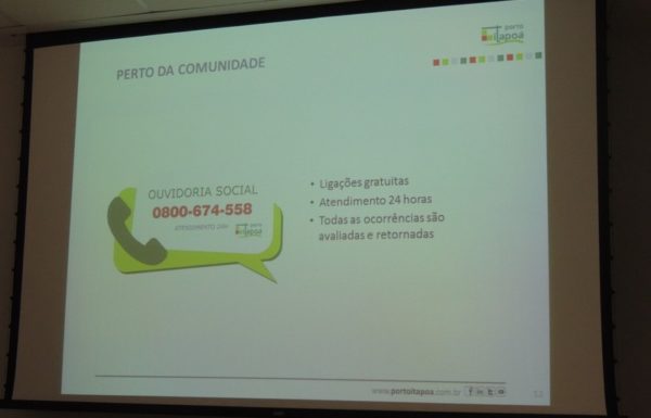 Porto Itapoa apresenta o andamento das obras de sua ampliacao 53