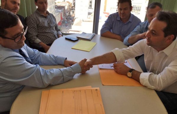 Presidente da FATMA e Prefeito de Itapoa Marlon Neuber