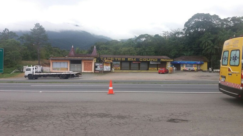 proprietario de banca morre atropelado na br-101 em Garuva 3