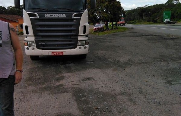 proprietario de banca morre atropelado na br-101 em Garuva 4