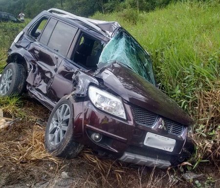 Manha desta segunda-feira 25-09 registra acidente com multiplas vitimas na SC-416 004