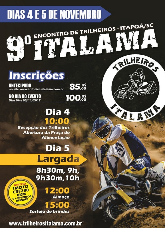 vem ai o 9o encontro de trilheiros italama