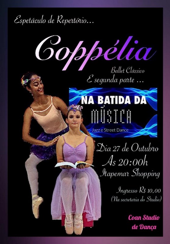 Coan Studio de Danca apresenta o espetaculo Coppelia de Ballet Classico