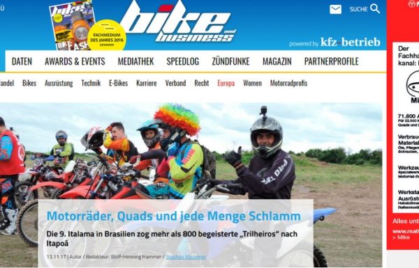 9o Encontro de Trilheiros Italama repercute na Alemanha