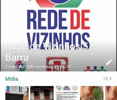 rede de vizinhos pmsc da seus primeiros resultados em Itapoa 2