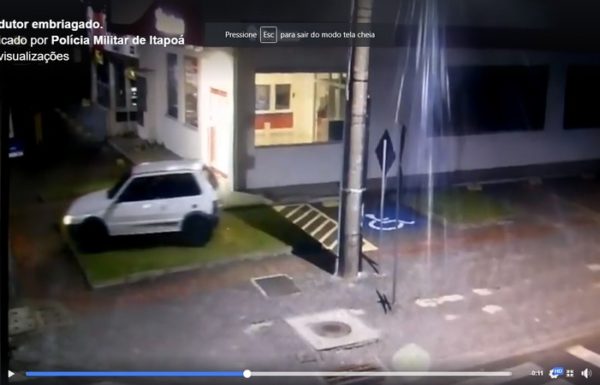 Homem preso por embriaguez ao volante em Itapoa