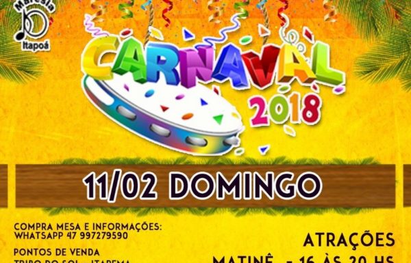 Carnaval Maresia 2018 cartaz capa