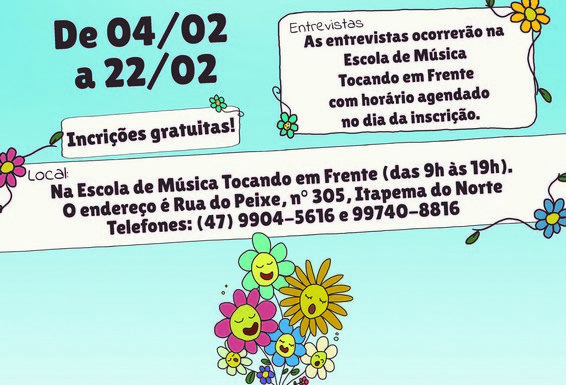 Inscricoes Sementes do Amanha