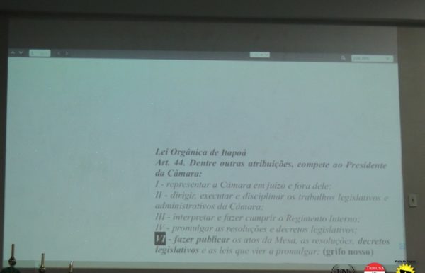 Presidente da Camara de vereadores decreta fim do mandato de marlon neuber 02