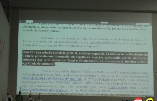 Presidente da Camara de vereadores decreta fim do mandato de marlon neuber 07