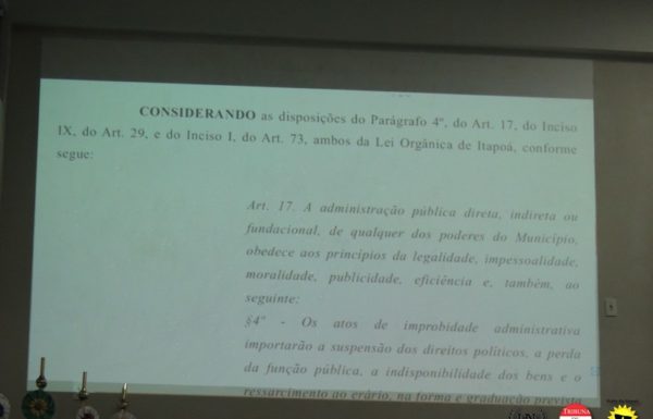 Presidente da Camara de vereadores decreta fim do mandato de marlon neuber 13