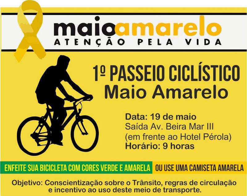 1o Passeio Ciclistico Maio Amarelo