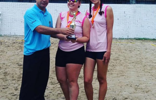 Dupla feminina de volei de praia conquista medalha de prata para Itapoa, em garuva 7