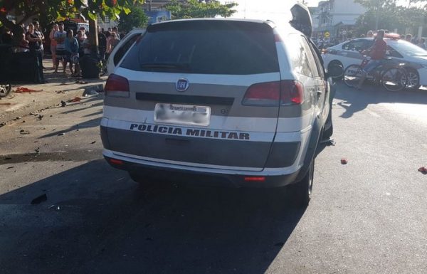 Homem morre e tres ficam feridos em acidente envolvendo viatura da pm 5