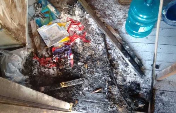 Incêndio posto de guarda vidas