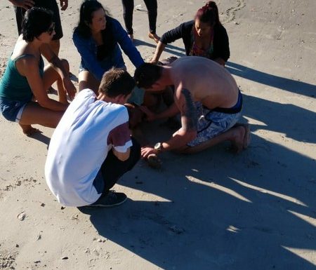 homem que se afogava em Itapoa resgatado por guarda vidas em dia de folga 2