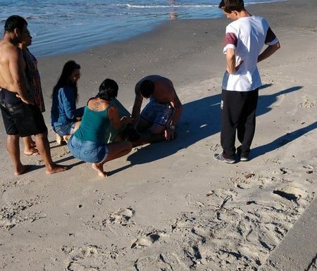 homem que se afogava em Itapoa resgatado por guarda vidas em dia de folga 3