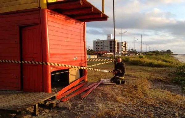 incêndio posto de guarda vidas IV