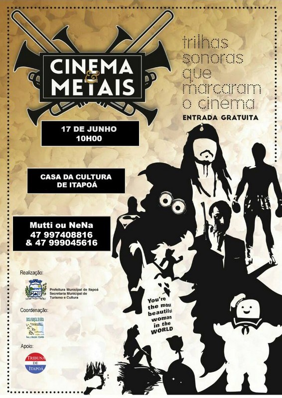 Concerto Cinema e Metais volta a Itapoa para relembrar grandes classicos