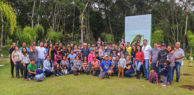 itapoa saneamento fecha mes dedicado ao meio ambiente com plantio de arvores