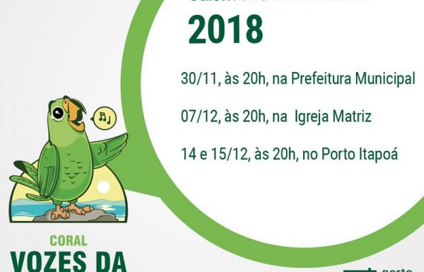 Calendario de Atividades do Coral Adulto Vozes da Babitonga de Itapoa