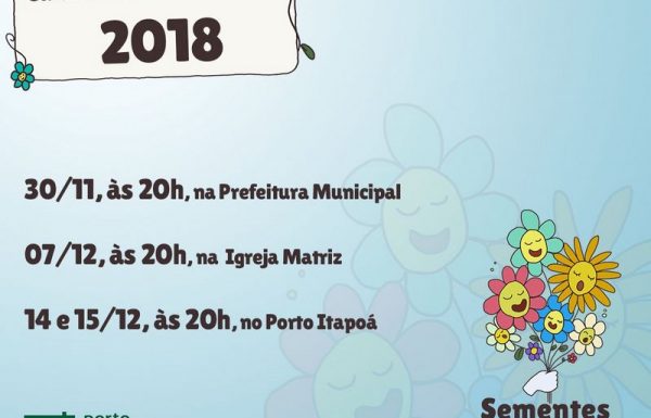 Calendario de Atividades do Coral Infantil Sementes do Amanha de Itapoa