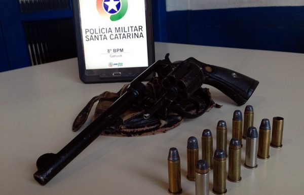 Homem preso apos disparos com arma de fogo em Garuva