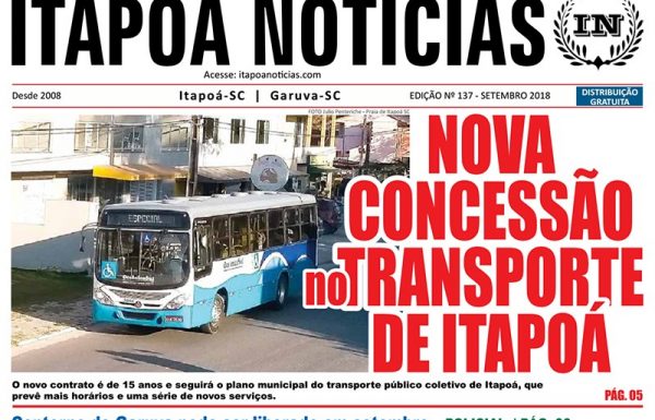 Capa Itapoa Noticias 137 - Setembro de 2018 TI