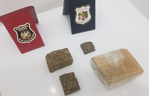 Homem preso por trafico de drogas apos investigacao da Policia Civil de Itapoa