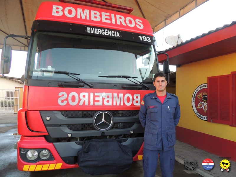 Itapoá Notícias entrevista Tenente Rogge - FOTO Julio Penteriche - Praia de Itapoá SC