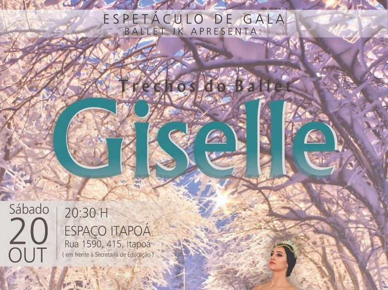 Cia de Dança JK apresenta em Itapoá o Espetaculo de Gala com trechos do Ballet Giselle capa TI