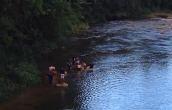 Homem morre vitima de afogamento no rio Sao Joao em Garuva