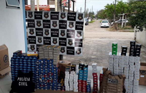 Carga de cigarros roubada em Joinville apreendida em Itapoa 3