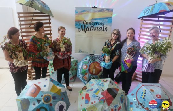 Grupo vocal Babado de Saia contagia o publico no Concerto Matinal 103